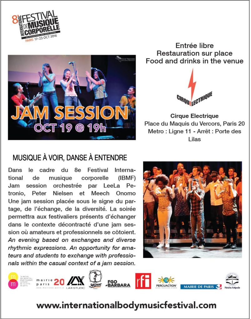 Jam Session Oct 19 Flyer